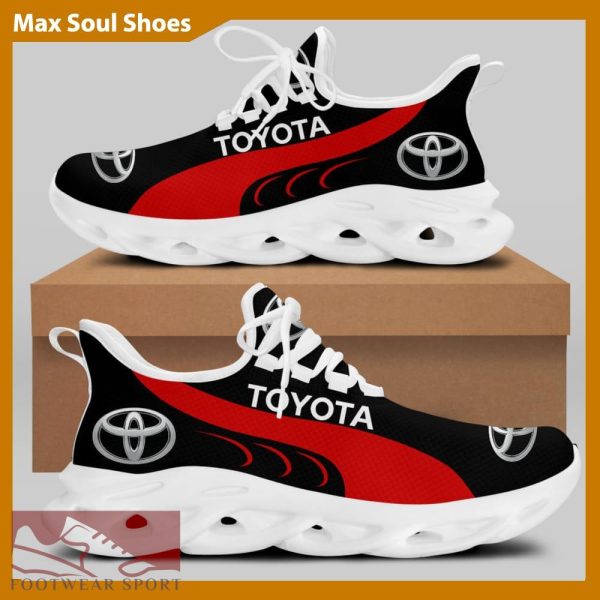 Toyota Racing Car Running Sneakers Mark Max Soul Shoes For Men And Women - Toyota Chunky Sneakers White Black Max Soul Shoes For Men And Women Photo 2