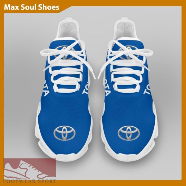 Toyota Racing Car Running Sneakers Monogram Max Soul Shoes For Men And Women - Toyota Chunky Sneakers White Black Max Soul Shoes For Men And Women Photo 3