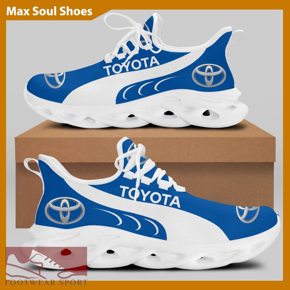 Toyota Racing Car Running Sneakers Monogram Max Soul Shoes For Men And Women - Toyota Chunky Sneakers White Black Max Soul Shoes For Men And Women Photo 1