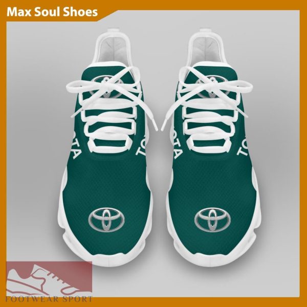 Toyota Racing Car Running Sneakers Motif Max Soul Shoes For Men And Women - Toyota Chunky Sneakers White Black Max Soul Shoes For Men And Women Photo 3