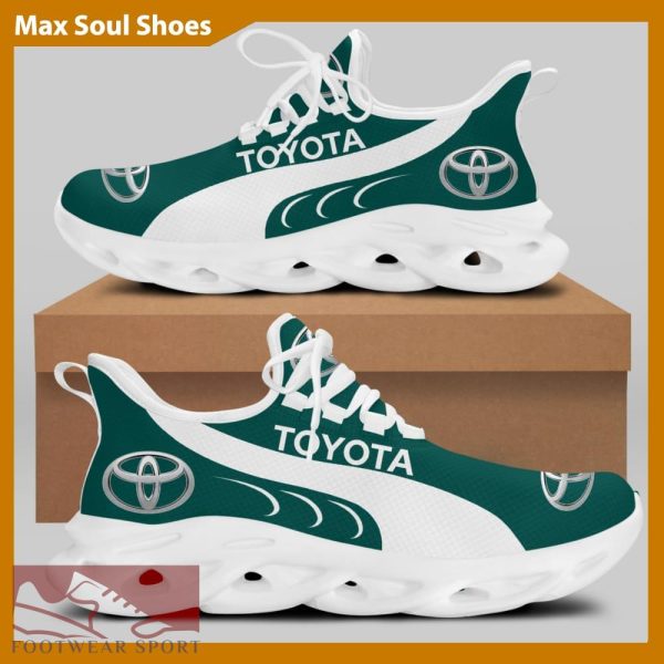 Toyota Racing Car Running Sneakers Motif Max Soul Shoes For Men And Women - Toyota Chunky Sneakers White Black Max Soul Shoes For Men And Women Photo 1