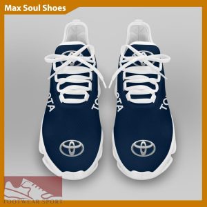 Toyota Racing Car Running Sneakers Recognizable Max Soul Shoes For Men And Women - Toyota Chunky Sneakers White Black Max Soul Shoes For Men And Women Photo 3
