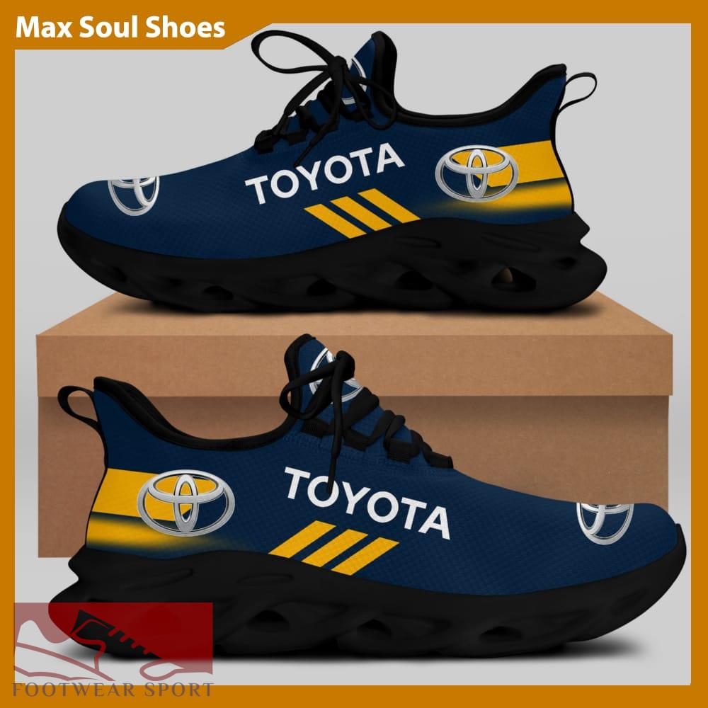 Toyota Racing Car Running Sneakers Recognizable Max Soul Shoes For Men And Women - Toyota Chunky Sneakers White Black Max Soul Shoes For Men And Women Photo 1