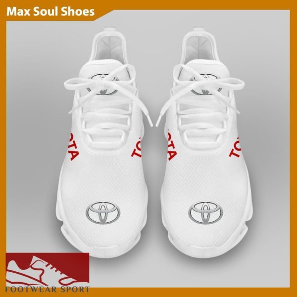 Toyota Racing Car Running Sneakers Represent Max Soul Shoes For Men And Women - Toyota Chunky Sneakers White Black Max Soul Shoes For Men And Women Photo 3