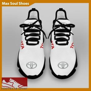 Toyota Racing Car Running Sneakers Represent Max Soul Shoes For Men And Women - Toyota Chunky Sneakers White Black Max Soul Shoes For Men And Women Photo 4