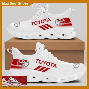 Toyota Racing Car Running Sneakers Represent Max Soul Shoes For Men And Women - Toyota Chunky Sneakers White Black Max Soul Shoes For Men And Women Photo 1