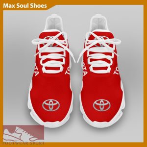 Toyota Racing Car Running Sneakers Signature Max Soul Shoes For Men And Women - Toyota Chunky Sneakers White Black Max Soul Shoes For Men And Women Photo 3