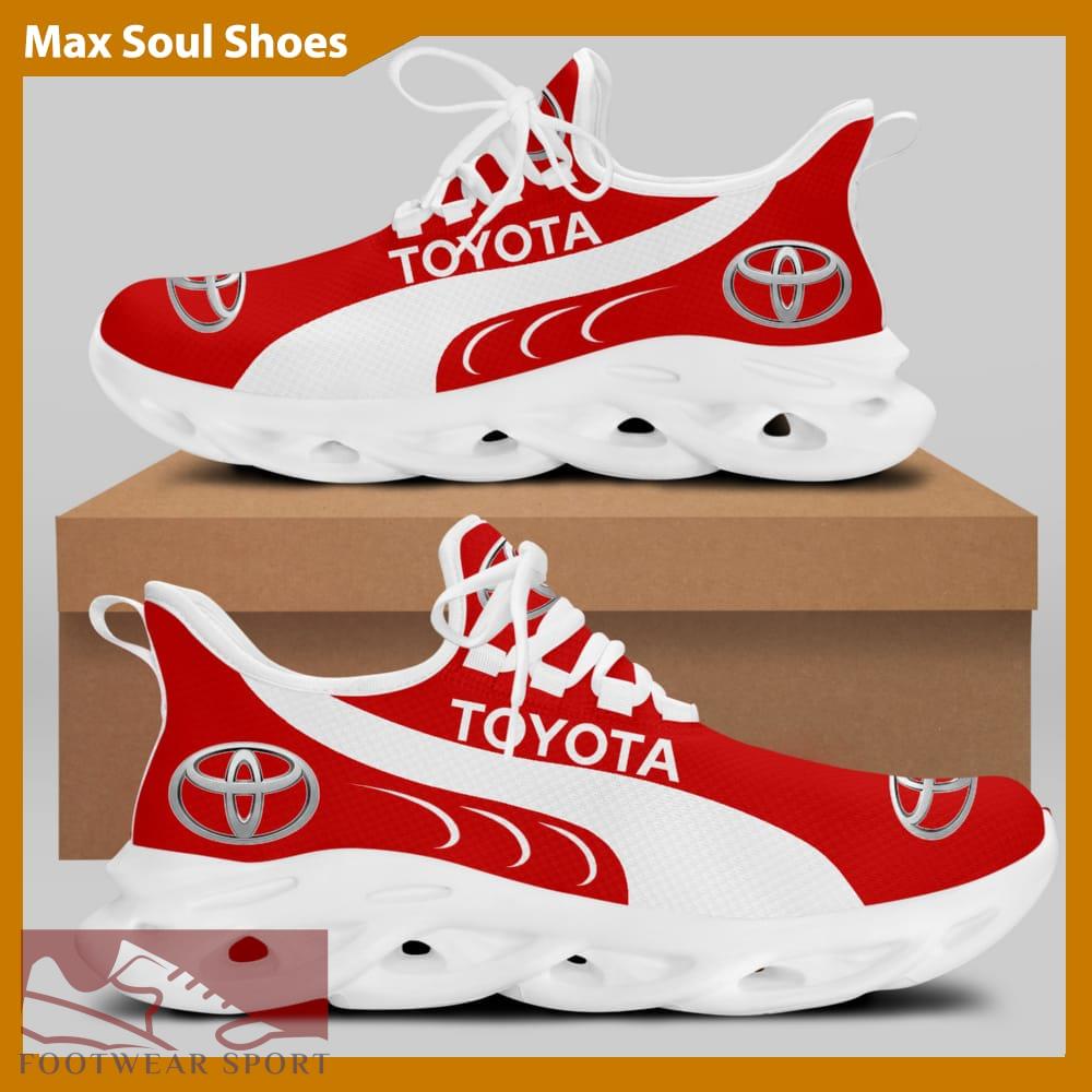 Toyota Racing Car Running Sneakers Signature Max Soul Shoes For Men And Women - Toyota Chunky Sneakers White Black Max Soul Shoes For Men And Women Photo 1