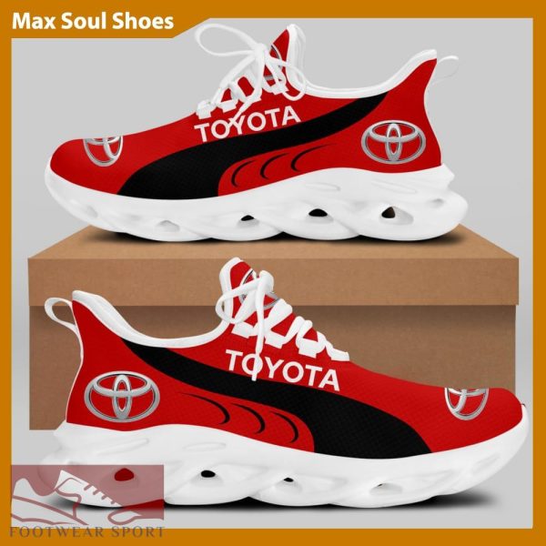 Toyota Racing Car Running Sneakers Visual Max Soul Shoes For Men And Women - Toyota Chunky Sneakers White Black Max Soul Shoes For Men And Women Photo 2