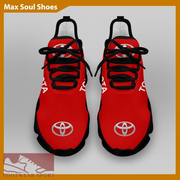 Toyota Racing Car Running Sneakers Visual Max Soul Shoes For Men And Women - Toyota Chunky Sneakers White Black Max Soul Shoes For Men And Women Photo 4