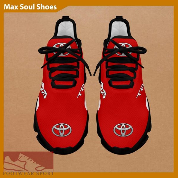TOYOTA TACOMA Racing Car Running Sneakers Effortless Max Soul Shoes For Men And Women - TOYOTA TACOMA Chunky Sneakers White Black Max Soul Shoes For Men And Women Photo 4