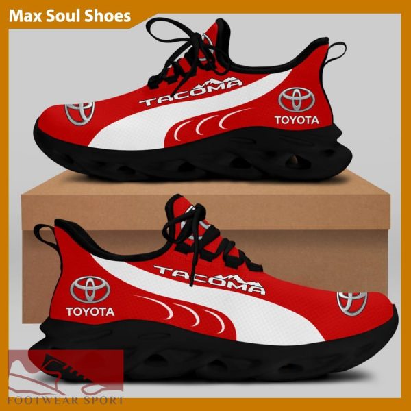 TOYOTA TACOMA Racing Car Running Sneakers Effortless Max Soul Shoes For Men And Women - TOYOTA TACOMA Chunky Sneakers White Black Max Soul Shoes For Men And Women Photo 1