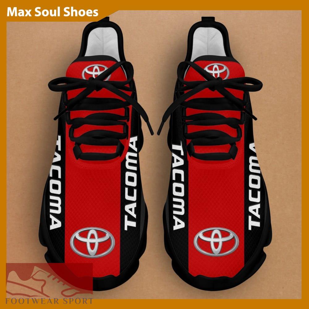 TOYOTA TACOMA Racing Car Running Sneakers Emblem Max Soul Shoes For Men And Women - TOYOTA TACOMA Chunky Sneakers White Black Max Soul Shoes For Men And Women Photo 3