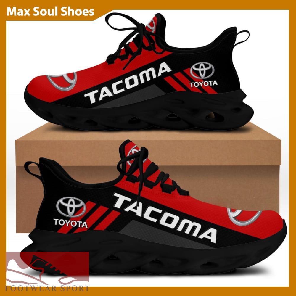 TOYOTA TACOMA Racing Car Running Sneakers Emblem Max Soul Shoes For Men And Women - TOYOTA TACOMA Chunky Sneakers White Black Max Soul Shoes For Men And Women Photo 1