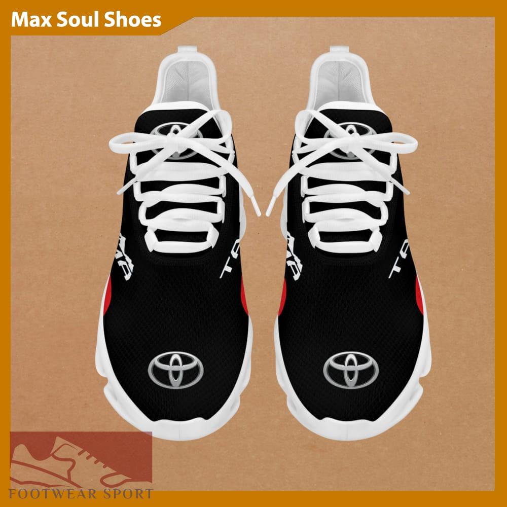 TOYOTA TACOMA Racing Car Running Sneakers Forward Max Soul Shoes For Men And Women - TOYOTA TACOMA Chunky Sneakers White Black Max Soul Shoes For Men And Women Photo 3