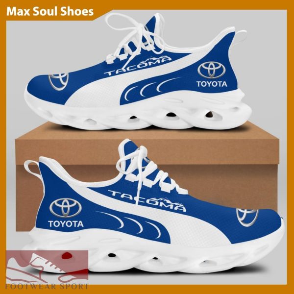 TOYOTA TACOMA Racing Car Running Sneakers Panache Max Soul Shoes For Men And Women - TOYOTA TACOMA Chunky Sneakers White Black Max Soul Shoes For Men And Women Photo 2