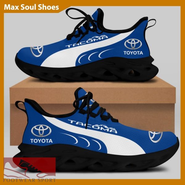 TOYOTA TACOMA Racing Car Running Sneakers Panache Max Soul Shoes For Men And Women - TOYOTA TACOMA Chunky Sneakers White Black Max Soul Shoes For Men And Women Photo 1