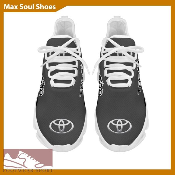 TOYOTA TACOMA Racing Car Running Sneakers Unconventional Max Soul Shoes For Men And Women - TOYOTA TACOMA Chunky Sneakers White Black Max Soul Shoes For Men And Women Photo 4