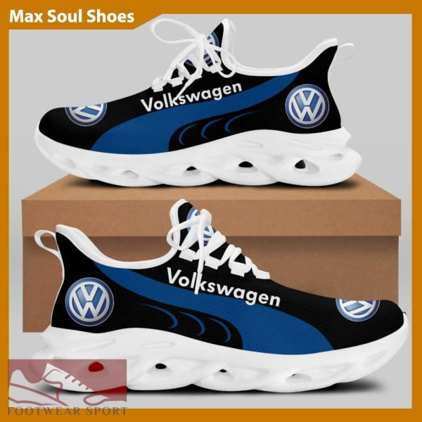 Volkswagen Racing Car Running Sneakers Accentuate Max Soul Shoes For Men And Women - Volkswagen Chunky Sneakers White Black Max Soul Shoes For Men And Women Photo 2