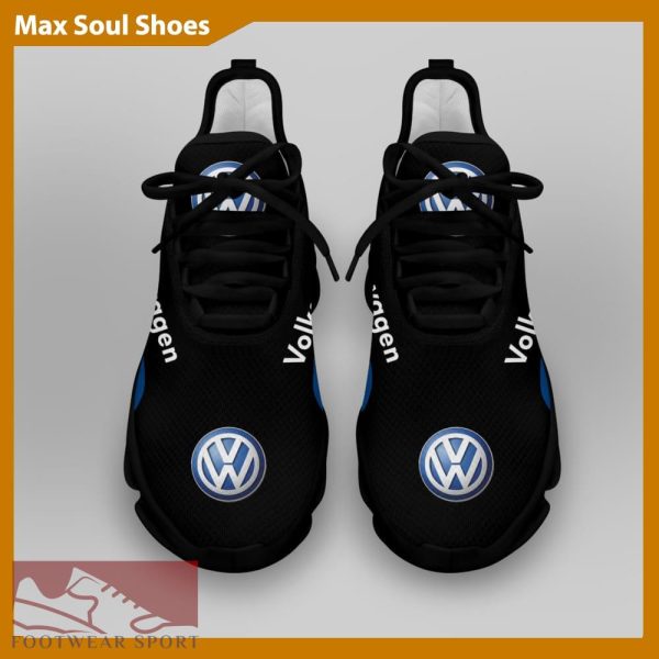 Volkswagen Racing Car Running Sneakers Accentuate Max Soul Shoes For Men And Women - Volkswagen Chunky Sneakers White Black Max Soul Shoes For Men And Women Photo 4