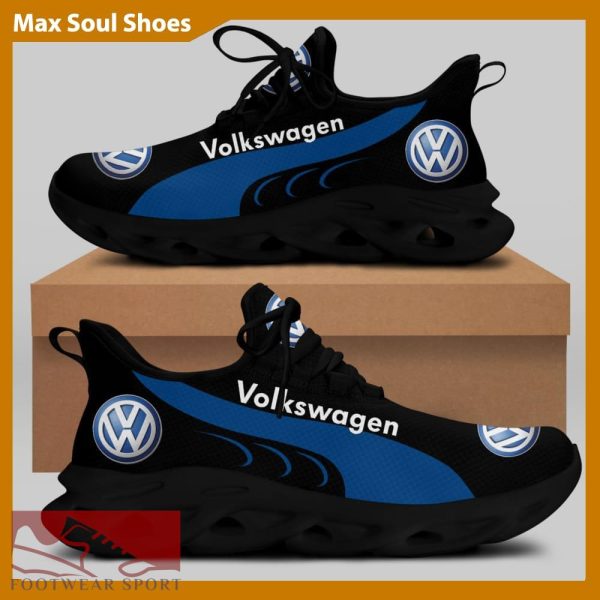 Volkswagen Racing Car Running Sneakers Accentuate Max Soul Shoes For Men And Women - Volkswagen Chunky Sneakers White Black Max Soul Shoes For Men And Women Photo 1