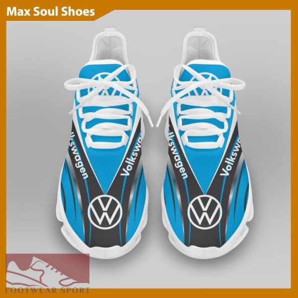 Volkswagen Racing Car Running Sneakers Aesthetic Max Soul Shoes For Men And Women - Volkswagen Chunky Sneakers White Black Max Soul Shoes For Men And Women Photo 3