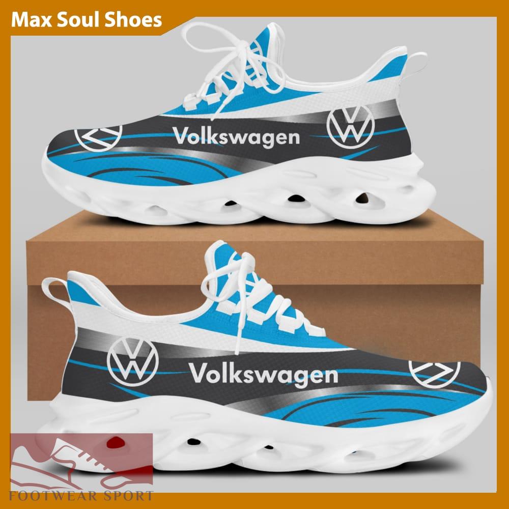 Volkswagen Racing Car Running Sneakers Aesthetic Max Soul Shoes For Men And Women - Volkswagen Chunky Sneakers White Black Max Soul Shoes For Men And Women Photo 1
