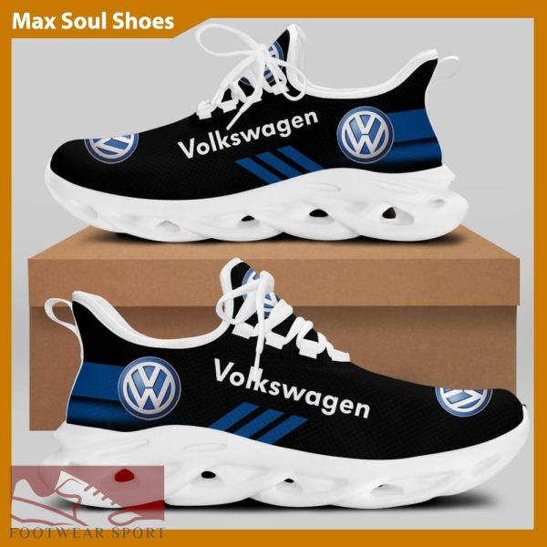 Volkswagen Racing Car Running Sneakers Bold Max Soul Shoes For Men And Women - Volkswagen Chunky Sneakers White Black Max Soul Shoes For Men And Women Photo 2
