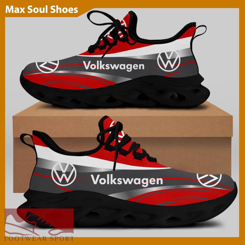 Volkswagen Racing Car Running Sneakers Casual Max Soul Shoes For Men And Women - Volkswagen Chunky Sneakers White Black Max Soul Shoes For Men And Women Photo 2