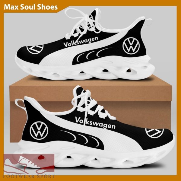 Volkswagen Racing Car Running Sneakers Collection Max Soul Shoes For Men And Women - Volkswagen Chunky Sneakers White Black Max Soul Shoes For Men And Women Photo 2