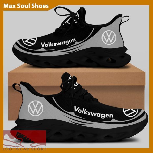 Volkswagen Racing Car Running Sneakers Creative Max Soul Shoes For Men And Women - Volkswagen Chunky Sneakers White Black Max Soul Shoes For Men And Women Photo 1