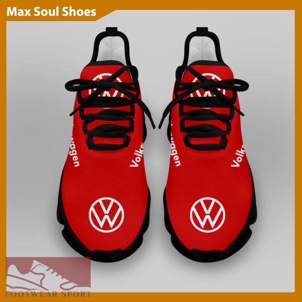 Volkswagen Racing Car Running Sneakers Culture Max Soul Shoes For Men And Women - Volkswagen Chunky Sneakers White Black Max Soul Shoes For Men And Women Photo 4