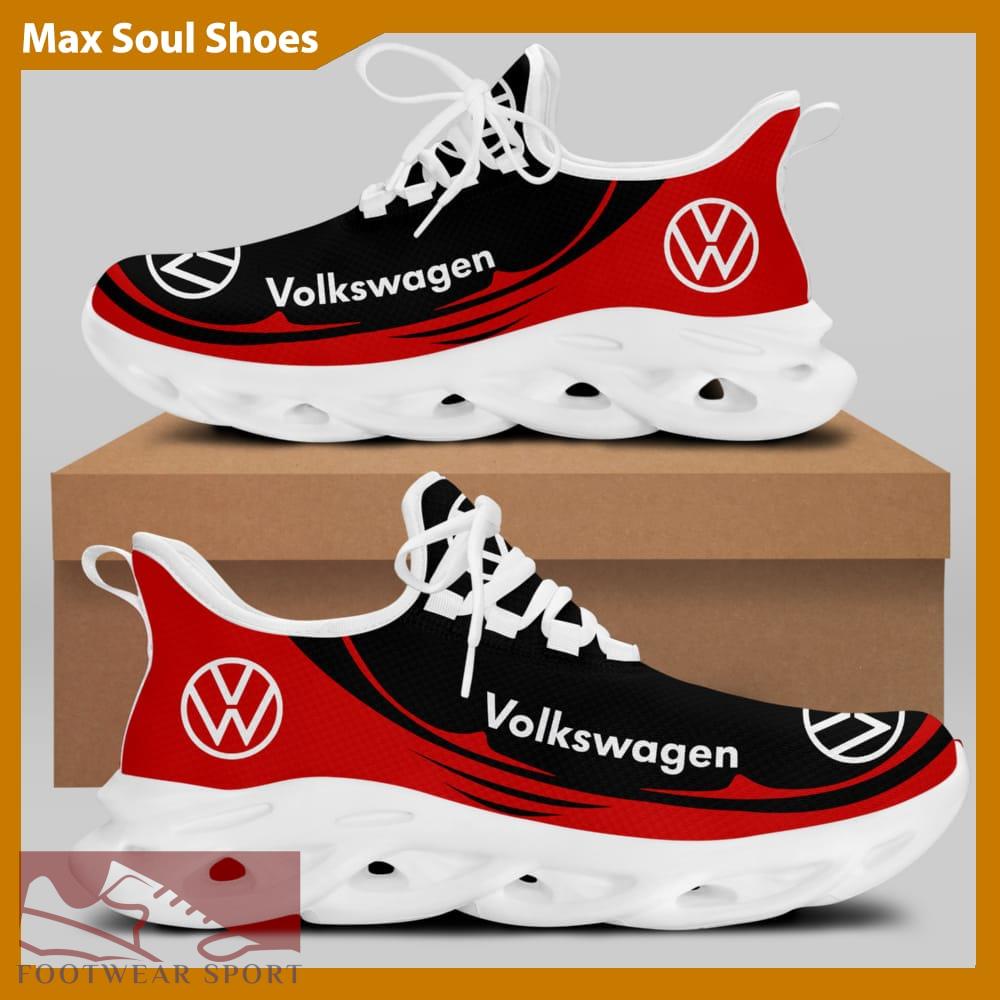 Volkswagen Racing Car Running Sneakers Detail Max Soul Shoes For Men And Women - Volkswagen Chunky Sneakers White Black Max Soul Shoes For Men And Women Photo 2