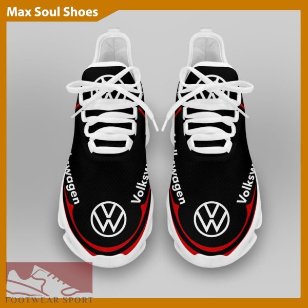 Volkswagen Racing Car Running Sneakers Detail Max Soul Shoes For Men And Women - Volkswagen Chunky Sneakers White Black Max Soul Shoes For Men And Women Photo 3