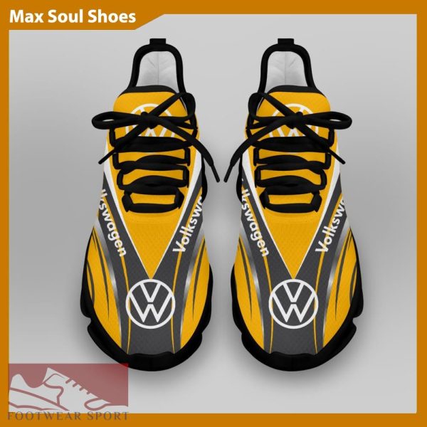 Volkswagen Racing Car Running Sneakers Distinctive Max Soul Shoes For Men And Women - Volkswagen Chunky Sneakers White Black Max Soul Shoes For Men And Women Photo 4