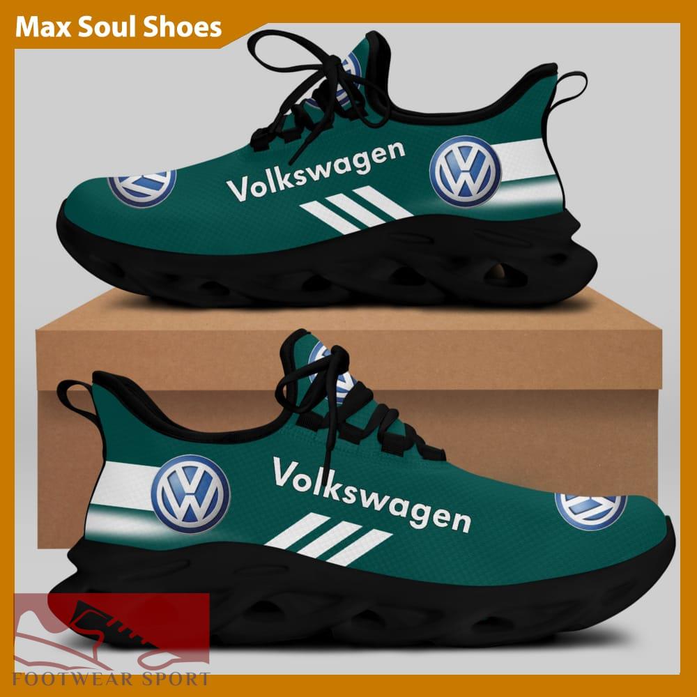 Volkswagen Racing Car Running Sneakers Dynamic Max Soul Shoes For Men And Women - Volkswagen Chunky Sneakers White Black Max Soul Shoes For Men And Women Photo 1
