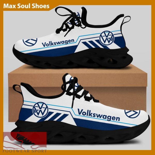 Volkswagen Racing Car Running Sneakers Edgy Max Soul Shoes For Men And Women - Volkswagen Chunky Sneakers White Black Max Soul Shoes For Men And Women Photo 2