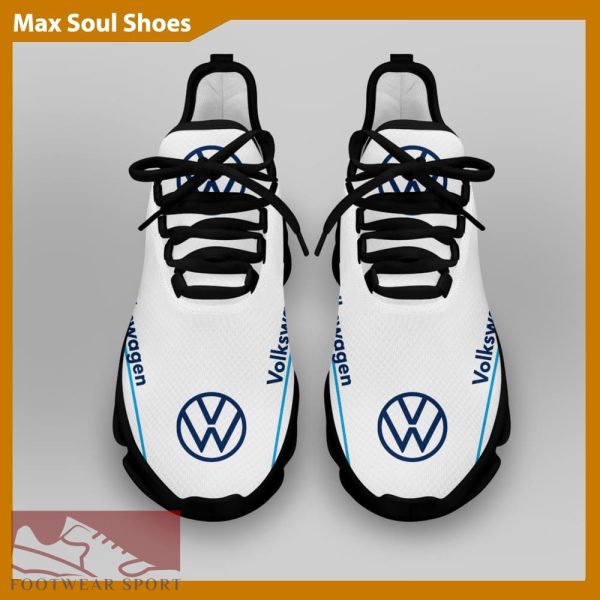 Volkswagen Racing Car Running Sneakers Edgy Max Soul Shoes For Men And Women - Volkswagen Chunky Sneakers White Black Max Soul Shoes For Men And Women Photo 4