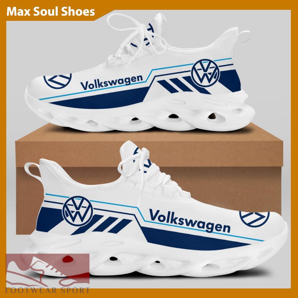Volkswagen Racing Car Running Sneakers Edgy Max Soul Shoes For Men And Women - Volkswagen Chunky Sneakers White Black Max Soul Shoes For Men And Women Photo 1