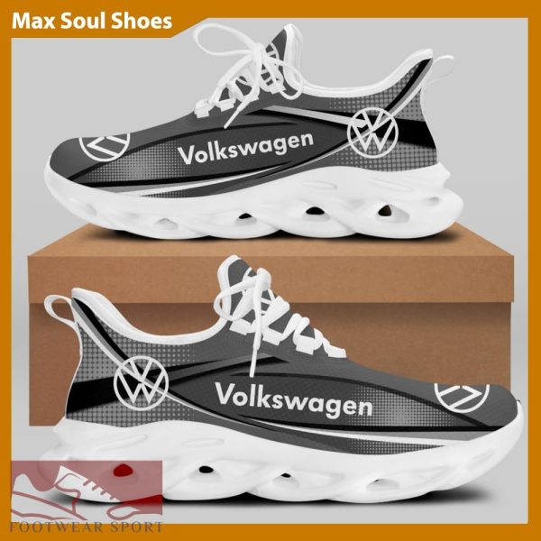Volkswagen Racing Car Running Sneakers Elegance Max Soul Shoes For Men And Women - Volkswagen Chunky Sneakers White Black Max Soul Shoes For Men And Women Photo 2