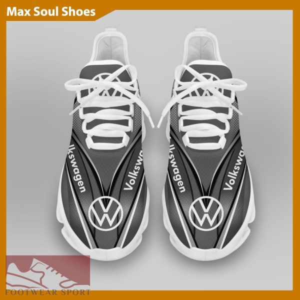 Volkswagen Racing Car Running Sneakers Elegance Max Soul Shoes For Men And Women - Volkswagen Chunky Sneakers White Black Max Soul Shoes For Men And Women Photo 3