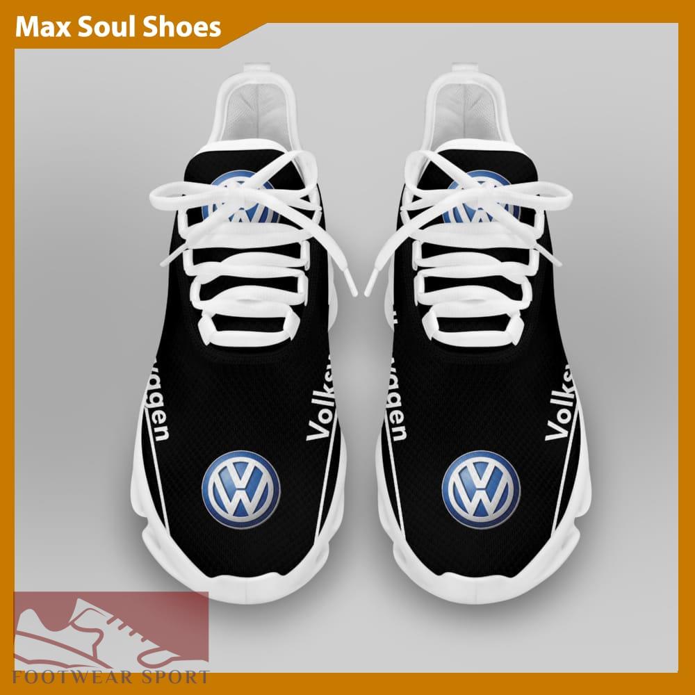 Volkswagen Racing Car Running Sneakers Empower Max Soul Shoes For Men And Women - Volkswagen Chunky Sneakers White Black Max Soul Shoes For Men And Women Photo 3