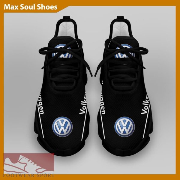 Volkswagen Racing Car Running Sneakers Empower Max Soul Shoes For Men And Women - Volkswagen Chunky Sneakers White Black Max Soul Shoes For Men And Women Photo 4