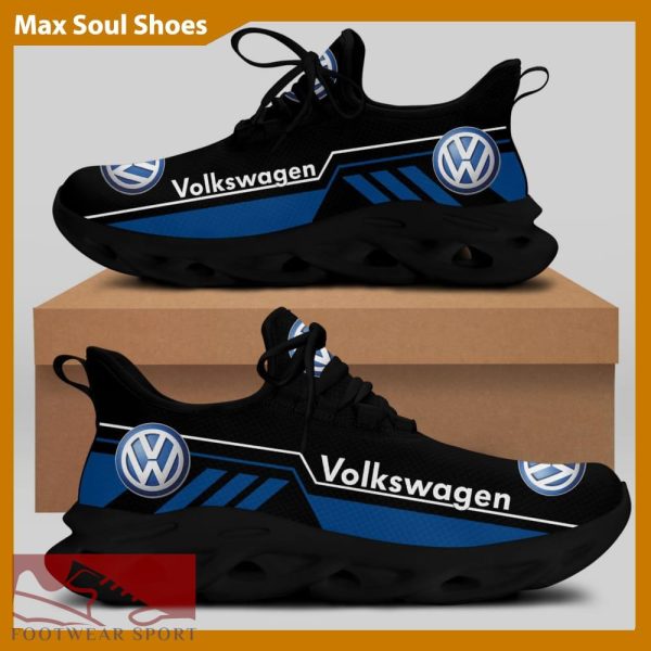 Volkswagen Racing Car Running Sneakers Empower Max Soul Shoes For Men And Women - Volkswagen Chunky Sneakers White Black Max Soul Shoes For Men And Women Photo 1