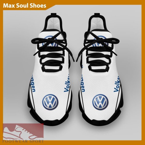 Volkswagen Racing Car Running Sneakers Energize Max Soul Shoes For Men And Women - Volkswagen Chunky Sneakers White Black Max Soul Shoes For Men And Women Photo 4