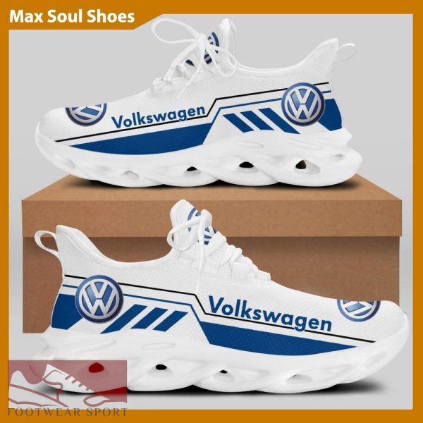 Volkswagen Racing Car Running Sneakers Energize Max Soul Shoes For Men And Women - Volkswagen Chunky Sneakers White Black Max Soul Shoes For Men And Women Photo 1