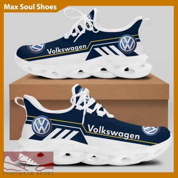 Volkswagen Racing Car Running Sneakers Explore Max Soul Shoes For Men And Women - Volkswagen Chunky Sneakers White Black Max Soul Shoes For Men And Women Photo 2