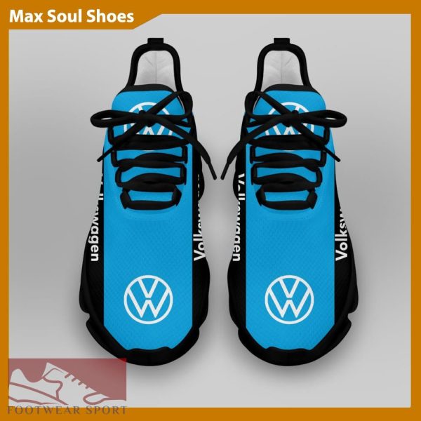 Volkswagen Racing Car Running Sneakers Expressive Max Soul Shoes For Men And Women - Volkswagen Chunky Sneakers White Black Max Soul Shoes For Men And Women Photo 4