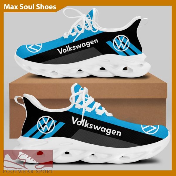 Volkswagen Racing Car Running Sneakers Expressive Max Soul Shoes For Men And Women - Volkswagen Chunky Sneakers White Black Max Soul Shoes For Men And Women Photo 1
