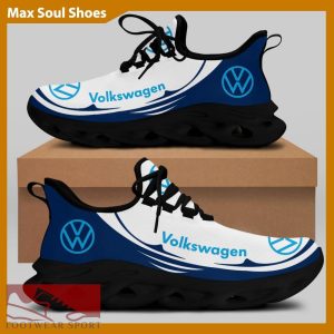 Volkswagen Racing Car Running Sneakers Fashion-forward Max Soul Shoes For Men And Women - Volkswagen Chunky Sneakers White Black Max Soul Shoes For Men And Women Photo 2